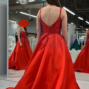 Sherri Hill Ballgown in red style #54154